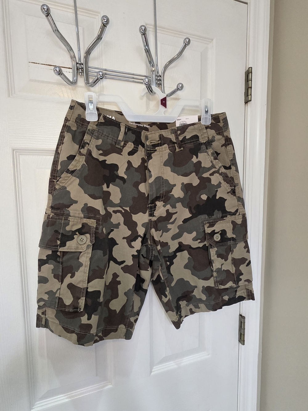 Sonoma Men’s Camo Cargo Shorts - Brown & Green